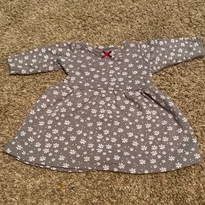 Snowflake dress grey